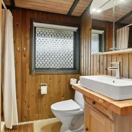 Charming Wooden Summer House In Trend Løgsted